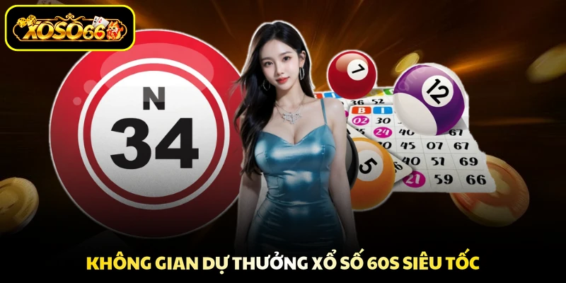 Không gian dự thưởng xổ số 60s siêu tốc